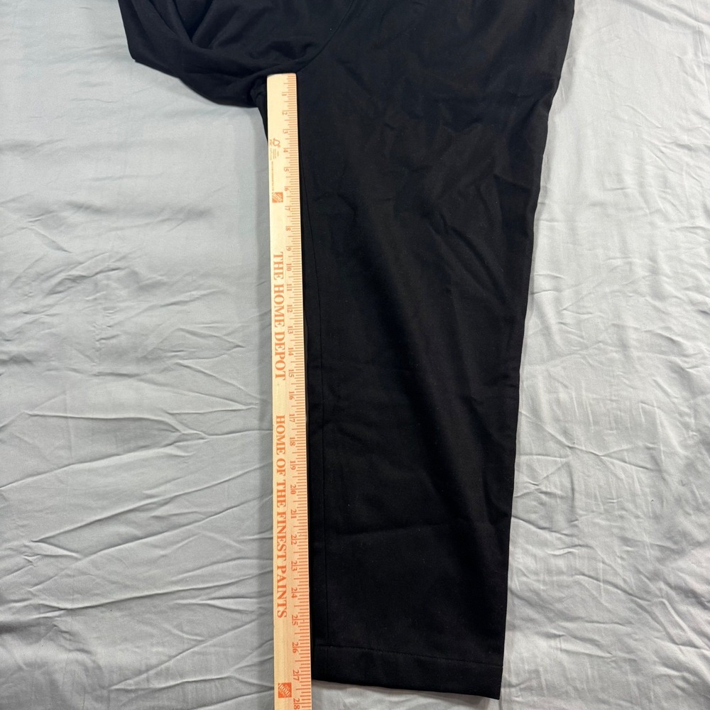 NWT Eileen Fisher Soft Wool Flannel Tapered Ankle Pants Black Women's 1X $228 - Picture 7 of 10